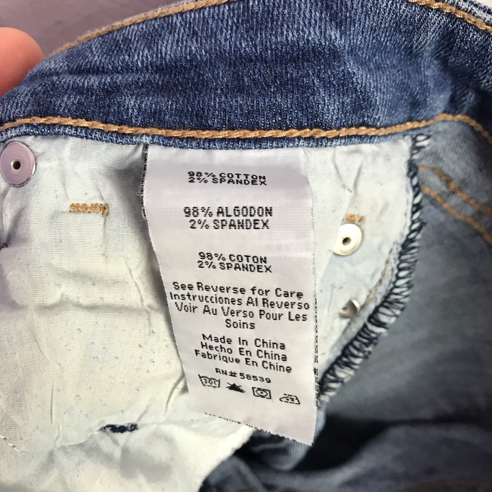 STS Blue Distressed Medium Wash Skinny Jeans 27 - Picture 7 of 7